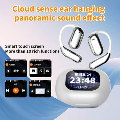 Over-ear/LCD digital display color screen/wireless bluetooth headset/noise cancellation/open/in-ear/sports headphones-Q16Pro