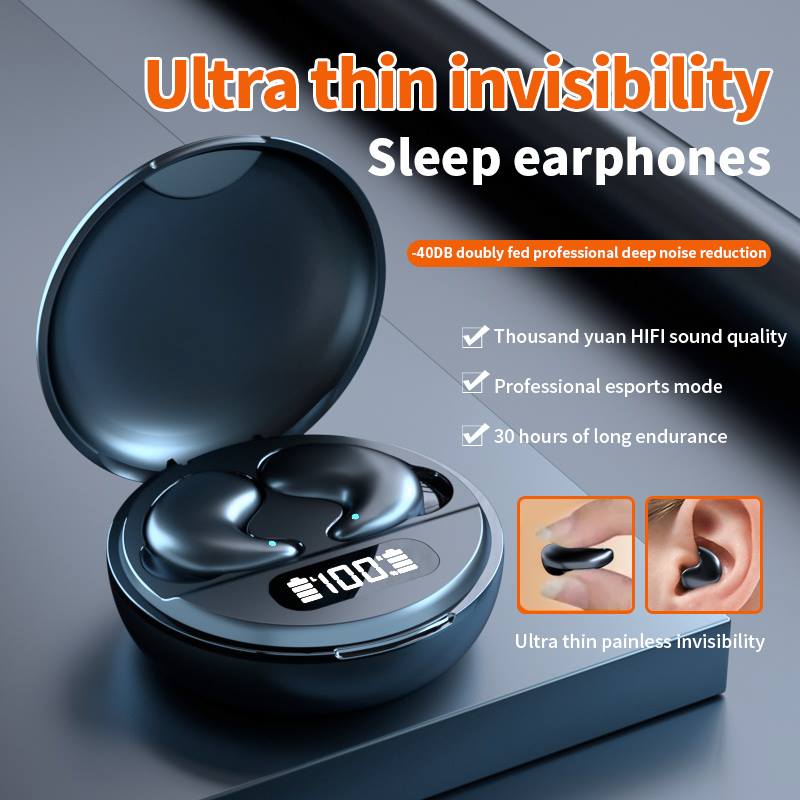 Wireless Bluetooth Headphones/Side Sleep/Noise Cancelling Earbuds/Invisible Sleep Headphones-790