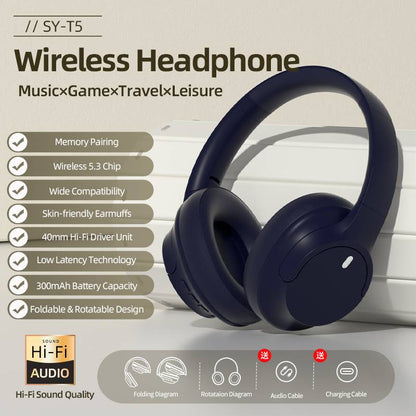 Bluetooth headset/headset/wireless headset/noise cancelling headset/lightweight and comfortable/foldable-SYT5