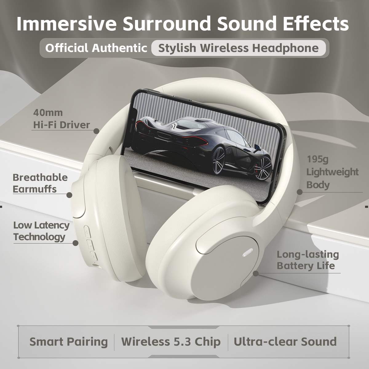 Bluetooth headset/headset/wireless headset/noise cancelling headset/lightweight and comfortable/foldable-SYT5