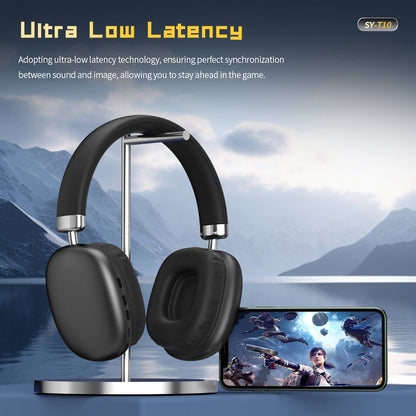 Bluetooth headset / long battery life / high-end sound quality / wireless noise cancelling headset /lightweight and comfortable/foldable-- SYT10