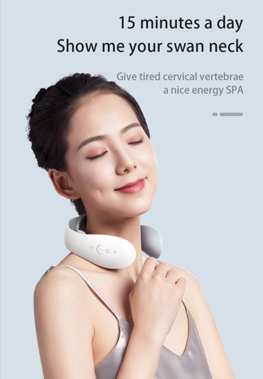 Neck massager/intelligent cervical massager/physiotherapy, hot compress pulse/neck and shoulder kneading neck support-H66