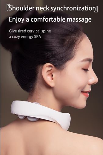 Neck massager/intelligent cervical massager/physiotherapy, hot compress pulse/neck and shoulder kneading neck support-H66