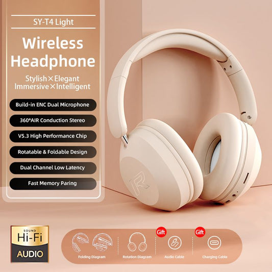 Over-the-ear bluetooth headset / no sound leakage wireless gaming headset / new sports headset - SY-T4