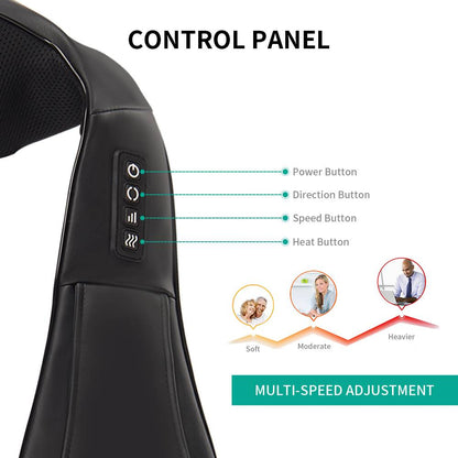 Neck massager/3D acupressure massager/constant temperature and constant heat, suitable for neck, back, shoulder, foot, leg, muscle pain relief-JHR2