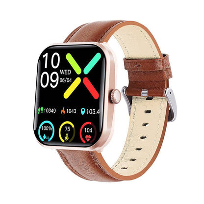 Smart watch multi-function, non-invasive blood glucose, blood pressure, heart rate, blood oxygen monitoring, SOS alarm, call watch-F96