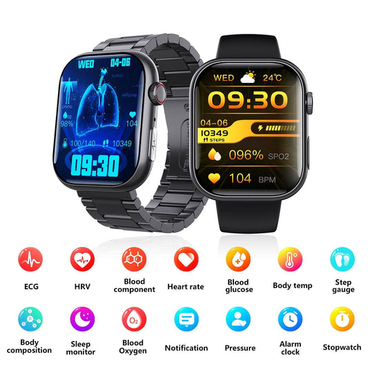 Smart Watch Bluetooth Call/SOS Fall Alarm/Step Counting Sleep Exercise Bracelet/Message Reminder-F100