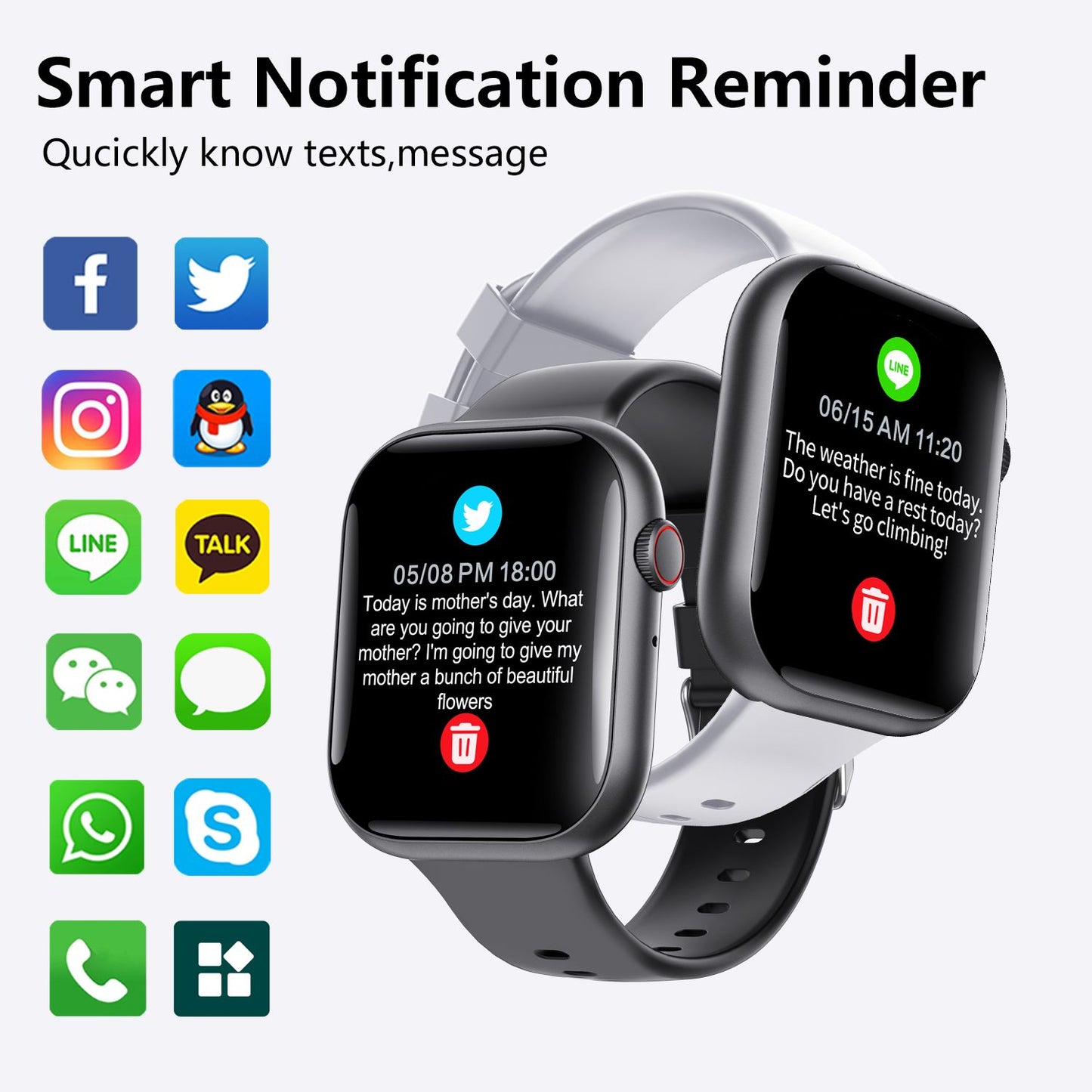 Smart watch/blood composition/blood lipids, uric acid monitoring/blood pressure, blood oxygen, sleep, bluetooth call-F58