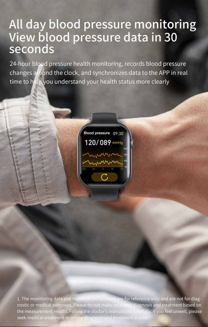 Smart watch/blood composition/blood lipids, uric acid monitoring/blood pressure, blood oxygen, sleep, bluetooth call-F58