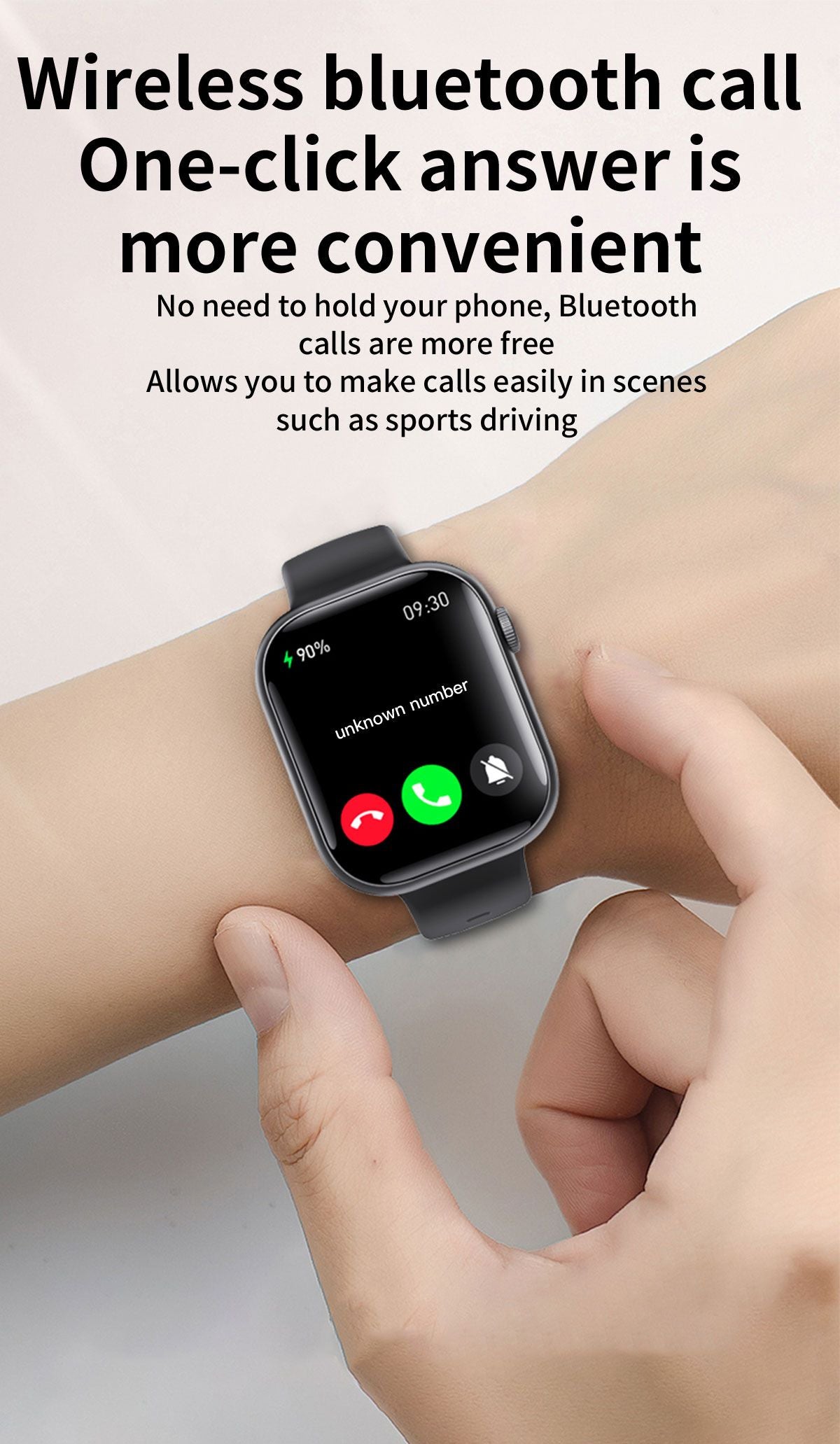 Bluetooth call watch/detect blood sugar, blood pressure, heart rate/multi-function/SOS alarm/exercise step counting-F70