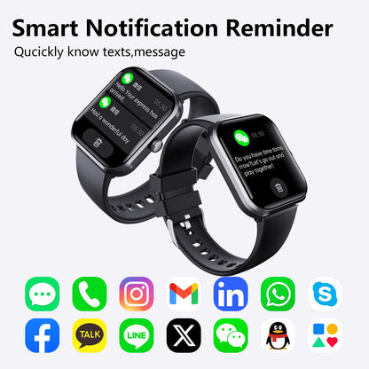 Smart watch multi-function, non-invasive blood glucose, blood pressure, heart rate, blood oxygen monitoring, SOS alarm, call watch-F96