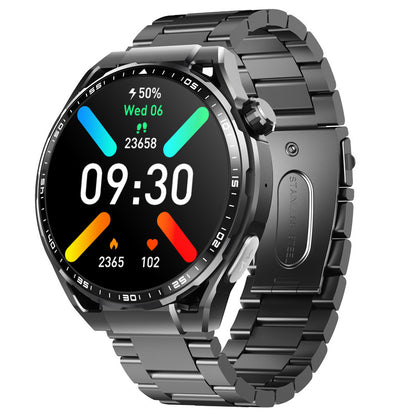 Men's watch multi-function round screen to measure blood sugar and blood lipids, ECG sports watch, Bluetooth call smart watch 1.55"-F200