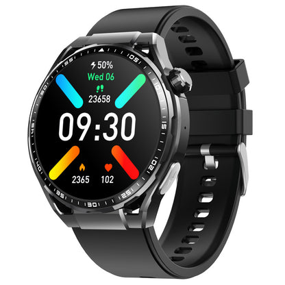 Men's watch multi-function round screen to measure blood sugar and blood lipids, ECG sports watch, Bluetooth call smart watch 1.55"-F200