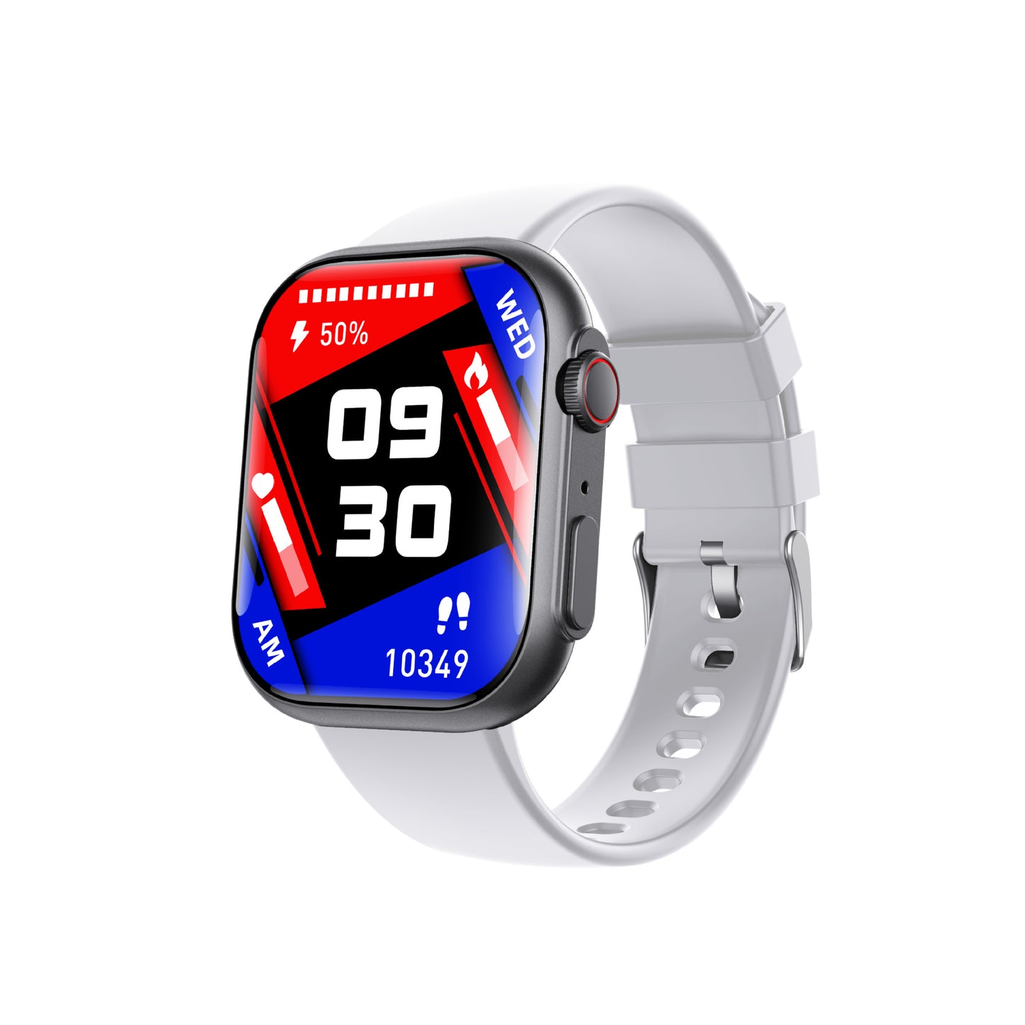 Measure blood sugar, heart rate, blood pressure, blood oxygen/health monitoring/SOS/Bluetooth call, smart watch/sports watch-F59