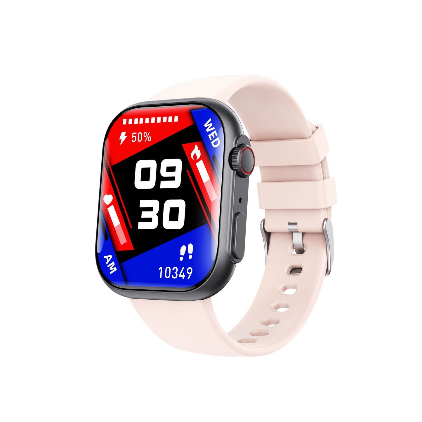 Measure blood sugar, heart rate, blood pressure, blood oxygen/health monitoring/SOS/Bluetooth call, smart watch/sports watch-F59