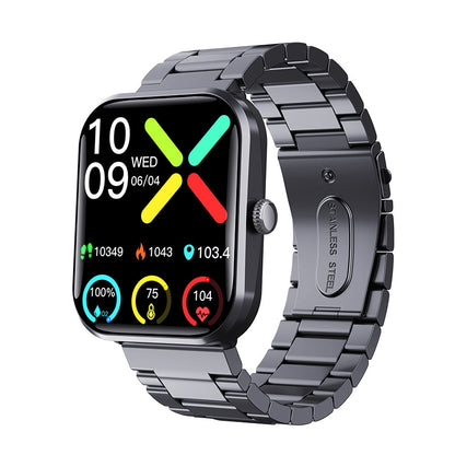 Smart watch multi-function, non-invasive blood glucose, blood pressure, heart rate, blood oxygen monitoring, SOS alarm, call watch-F96