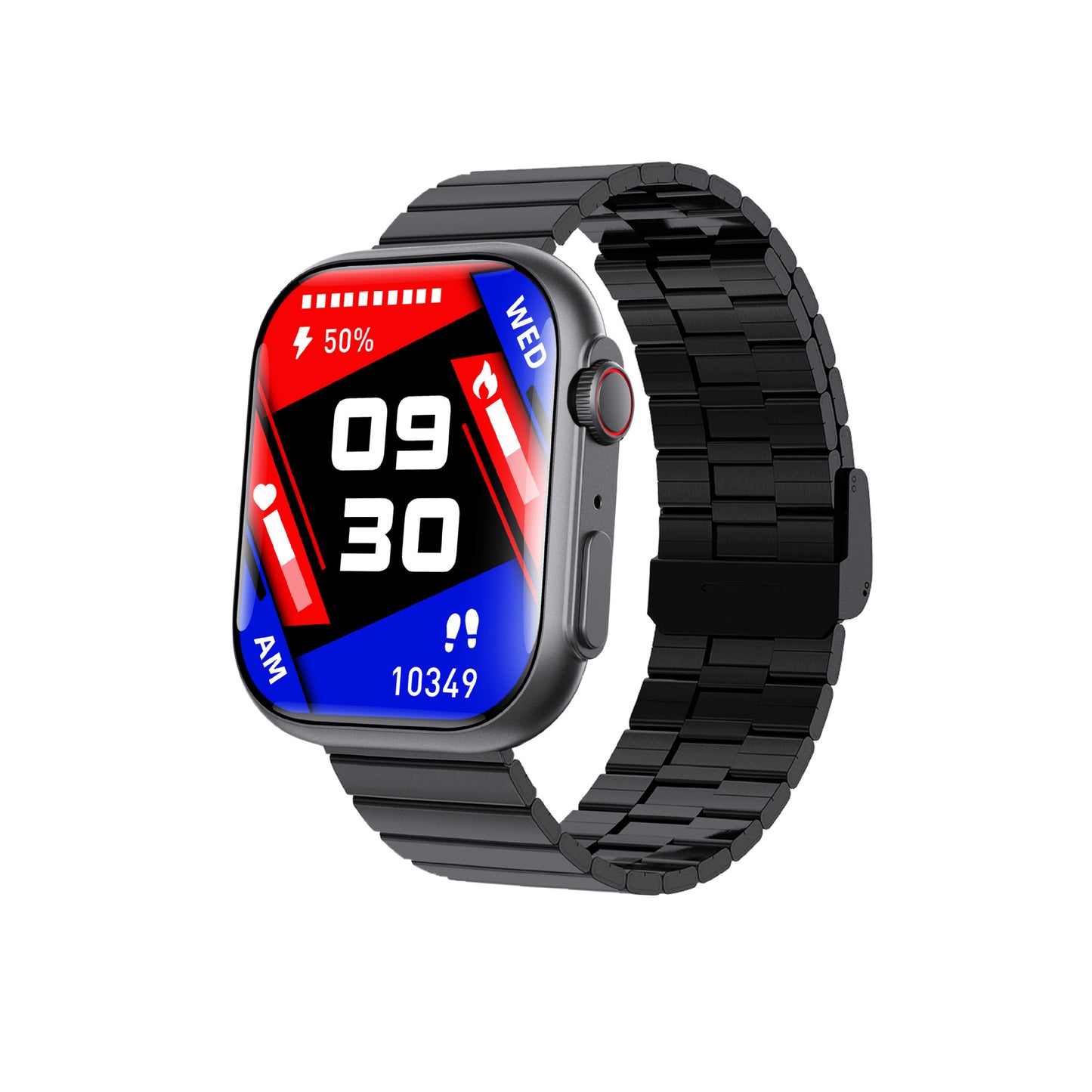 Measure blood sugar, heart rate, blood pressure, blood oxygen/health monitoring/SOS/Bluetooth call, smart watch/sports watch-F59